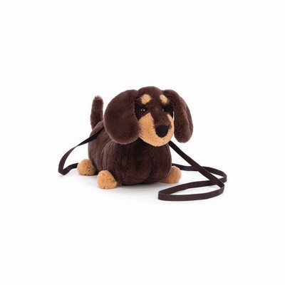 Jellycat Otto Sausage Perro Bolsa | NUSM-23786